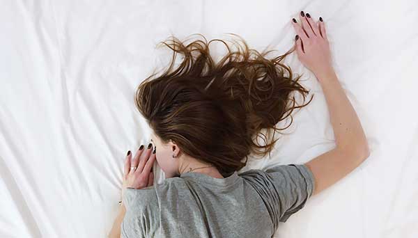 Image of a girl sleeping